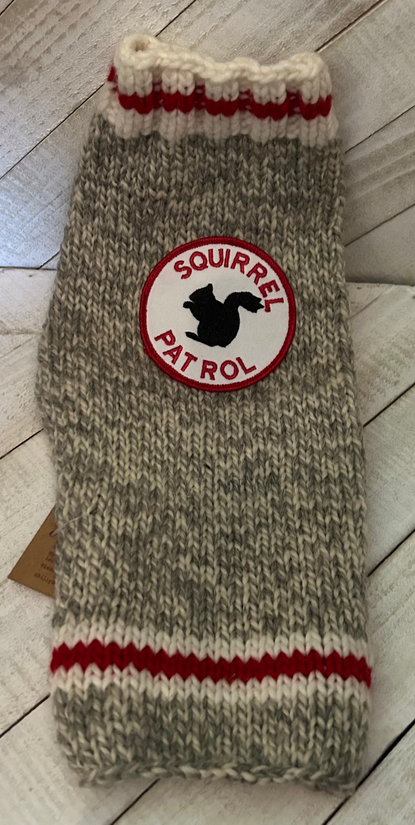 Chilly Dog Squirrel Patrol Sweater