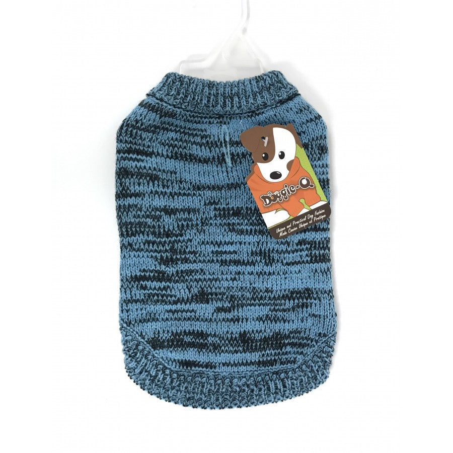 Doggie-Q Marled Blue Sweater