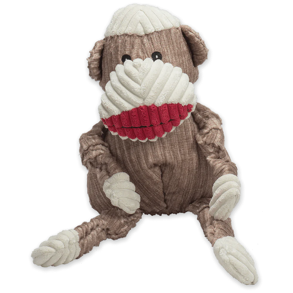 HuggleHounds Stuey Sock Monkey Knottie