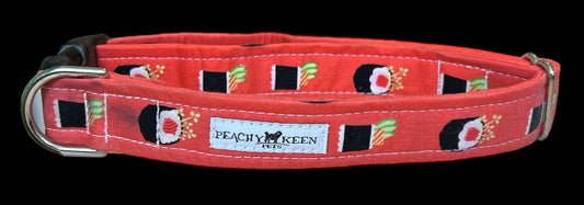 Peachy Keen Orange Sushi Collar