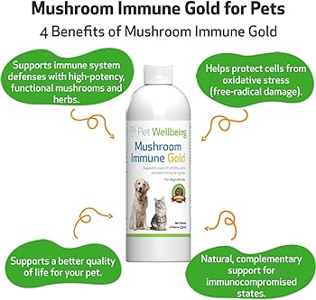 Pet Wellbeing Mushroom Immune Gold