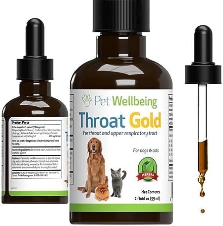 Pet Wellbeing Throat Gold