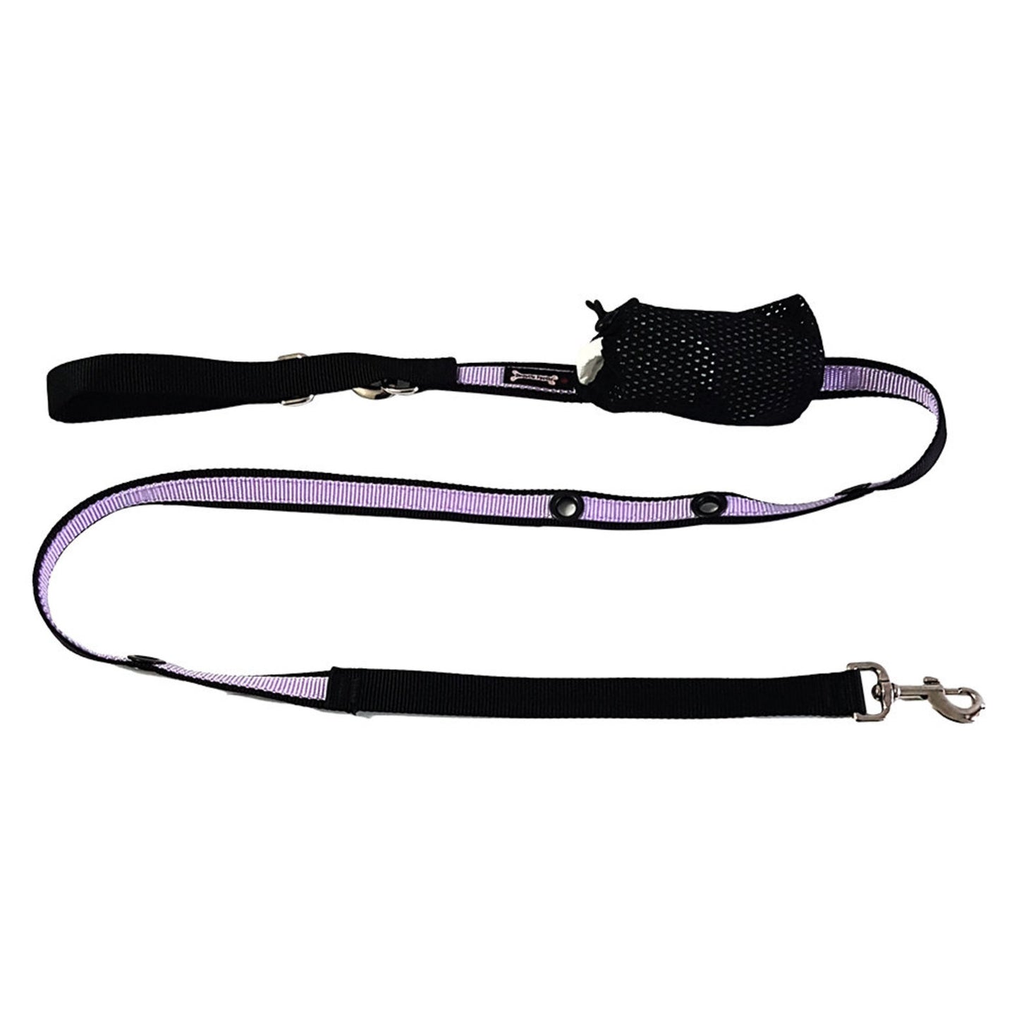 Smoochy Poochy Nylon Hands Free Leash Two Tone