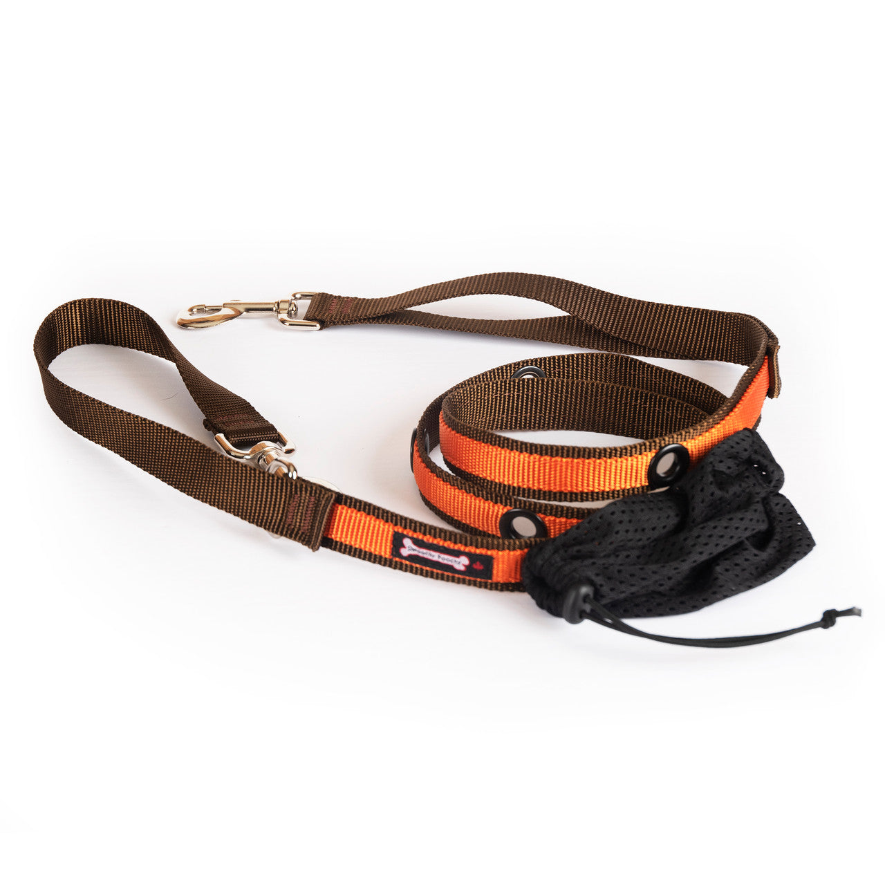 Smoochy Poochy Nylon Hands Free Leash Two Tone