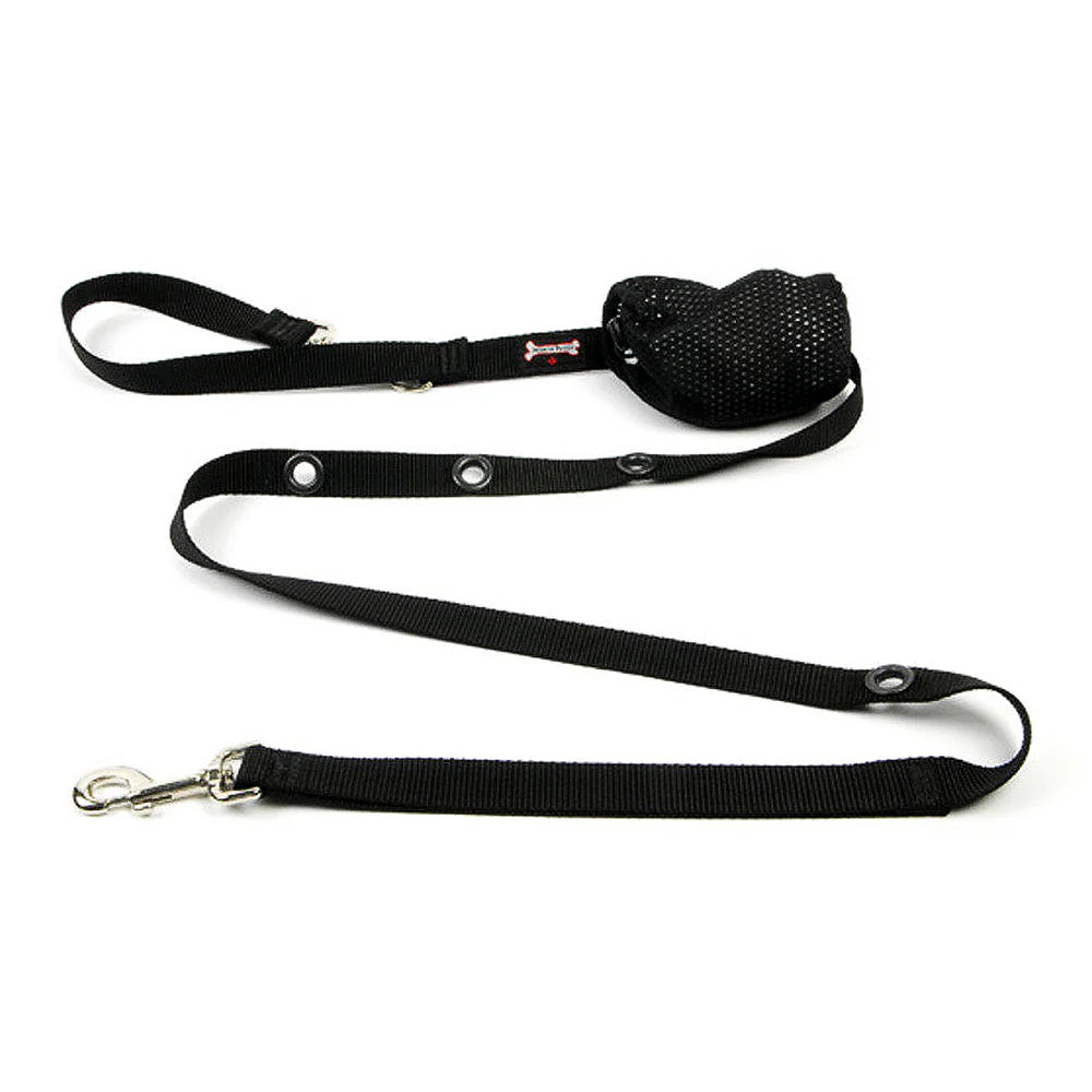 Smoochy Poochy Nylon Hands Free Leash Single Colour