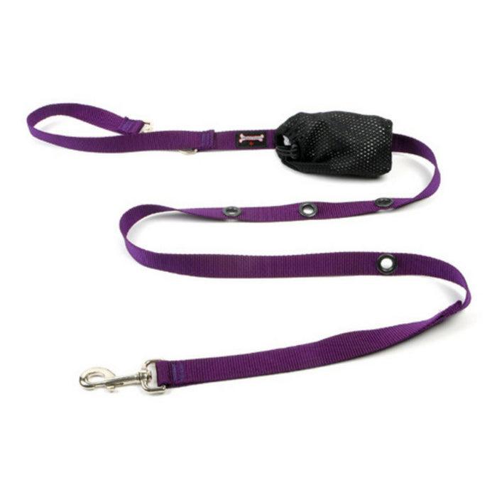 Smoochy Poochy Nylon Hands Free Leash Single Colour