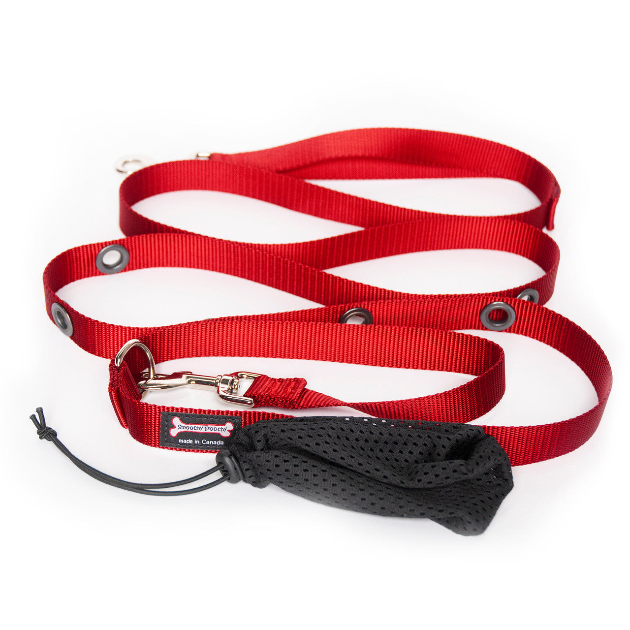 Smoochy Poochy Nylon Hands Free Leash Single Colour