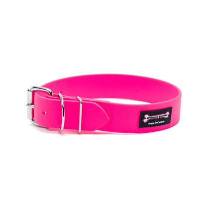 Smoochy Poochy Buckle Poly Vinyl Collar - 1" width sizes 14 - 22