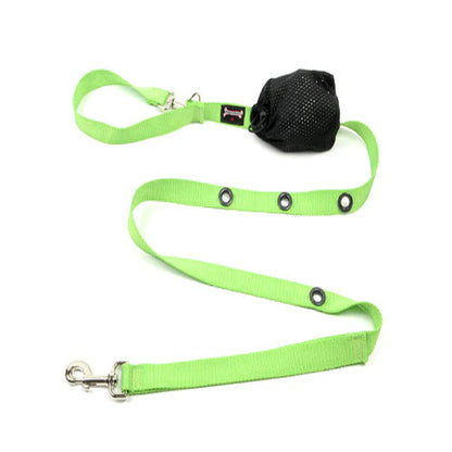 Smoochy Poochy Nylon Hands Free Leash Single Colour