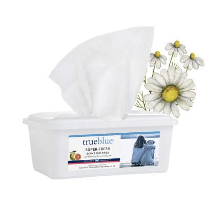 TrueBlue Super Fresh Body & Paw Wipes